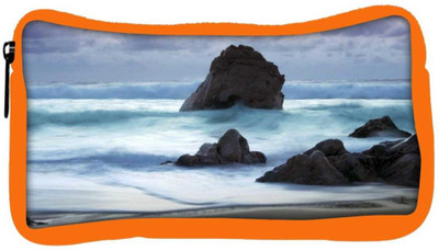 

Snoogg Eco Friendly Canvas Beach View Designer Student Pen Pencil Case Coin Purse Pouch Cosmetic Makeup Bag (ORANGE) Pouch(Multicolor)