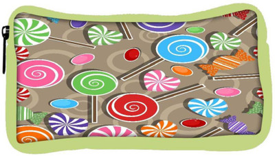 

Snoogg Eco Friendly Canvas Lollipop Designer Student Pen Pencil Case Coin Purse Pouch Cosmetic Makeup Bag (GREEN) Pouch(Multicolor)