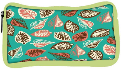 

Snoogg Eco Friendly Canvas Multicolor Leaves Green Pattern Designer Student Pen Pencil Case Coin Purse Pouch Cosmetic Makeup Bag (GREEN) Pouch(Multicolor)
