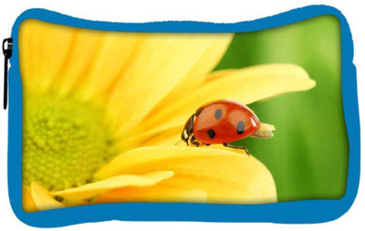 

Snoogg Eco Friendly Canvas Small Insect Designer Student Pen Pencil Case Coin Purse Pouch Cosmetic Makeup Bag (BLUE) Pouch(Multicolor)