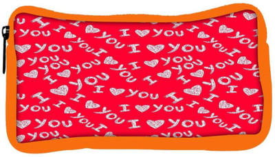 

Snoogg Eco Friendly Canvas I Love You Red Pattern Designer Student Pen Pencil Case Coin Purse Pouch Cosmetic Makeup Bag (ORANGE) Pouch(Multicolor)