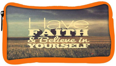 

Snoogg Eco Friendly Canvas Believe In Yourself Student Pen Pencil Case Coin Purse Pouch Cosmetic Makeup Bag (ORANGE) Pouch(Multicolor)