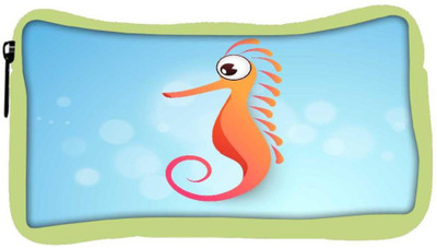 

Snoogg Eco Friendly Canvas Water Animal Cartoons With Hippocampus Sea Horse Student Pen Pencil Case Coin Purse Pouch Cosmetic Makeup Bag (GREEN) Pouch(Multicolor)