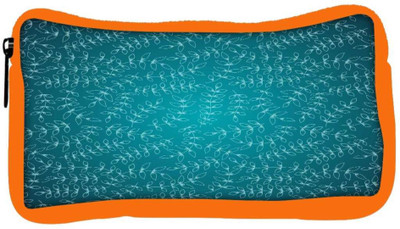 

Snoogg Eco Friendly Canvas White Small Leaves Designer Student Pen Pencil Case Coin Purse Pouch Cosmetic Makeup Bag (ORANGE) Pouch(Multicolor)