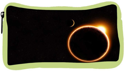 

Snoogg Eco Friendly Canvas Black Solar Designer Student Pen Pencil Case Coin Purse Pouch Cosmetic Makeup Bag (GREEN) Pouch(Multicolor)