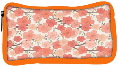 

Snoogg Eco Friendly Canvas Pink Flower Pattern Student Pen Pencil Case Coin Purse Pouch Cosmetic Makeup Bag (ORANGE) Pouch(Multicolor)
