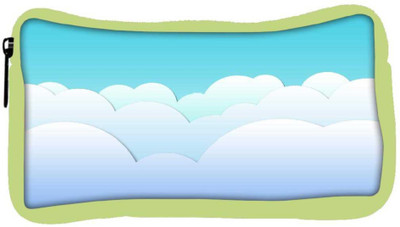 

Snoogg Eco Friendly Canvas Multiple Clouds Designer Student Pen Pencil Case Coin Purse Pouch Cosmetic Makeup Bag (GREEN) Pouch(Multicolor)