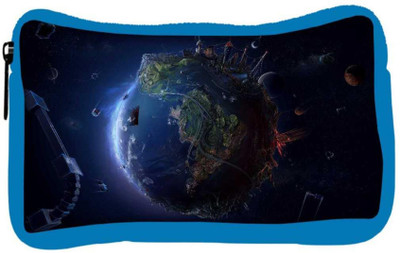 

Snoogg Eco Friendly Canvas Animated Earth Designer Student Pen Pencil Case Coin Purse Pouch Cosmetic Makeup Bag (BLUE) Pouch(Multicolor)