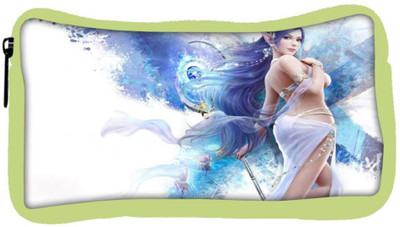 

Snoogg Eco Friendly Canvas Jap Angel Student Pen Pencil Case Coin Purse Pouch Cosmetic Makeup Bag (GREEN) Pouch(Multicolor)