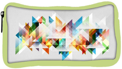 

Snoogg Eco Friendly Canvas Triangles Forming A Shape Designer Student Pen Pencil Case Coin Purse Pouch Cosmetic Makeup Bag (GREEN) Pouch(Multicolor)