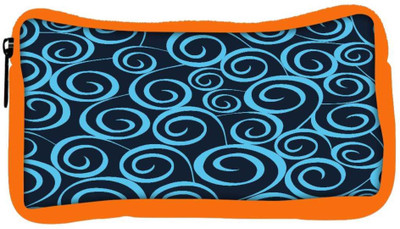 

Snoogg Eco Friendly Canvas Blue Pattern Designer Student Pen Pencil Case Coin Purse Pouch Cosmetic Makeup Bag (ORANGE) Pouch(Multicolor)