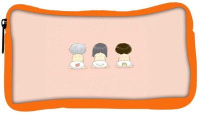 

Snoogg Eco Friendly Canvas Cute Kids Diapers Student Pen Pencil Case Coin Purse Pouch Cosmetic Makeup Bag (ORANGE) Pouch(Multicolor)