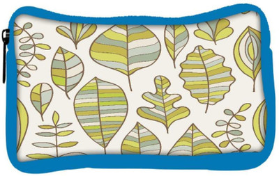 

Snoogg Eco Friendly Canvas Multicolor Leaves Designer Student Pen Pencil Case Coin Purse Pouch Cosmetic Makeup Bag (BLUE) Pouch(Multicolor)