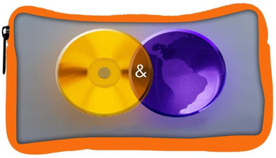 

Snoogg Eco Friendly Canvas Dvd Web Designer Student Pen Pencil Case Coin Purse Pouch Cosmetic Makeup Bag (ORANGE) Pouch(Multicolor)