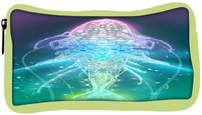 

Snoogg Eco Friendly Canvas Digital Fishy Student Pen Pencil Case Coin Purse Pouch Cosmetic Makeup Bag (GREEN) Pouch(Multicolor)
