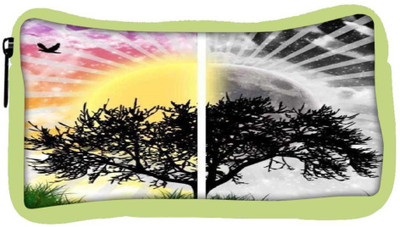 

Snoogg Eco Friendly Canvas Scenary Day & Night Student Pen Pencil Case Coin Purse Pouch Cosmetic Makeup Bag (GREEN) Pouch(Multicolor)