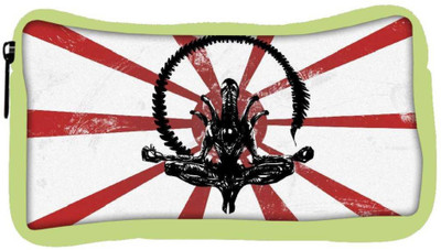 

Snoogg Eco Friendly Canvas Alien Digital Art Designer Student Pen Pencil Case Coin Purse Pouch Cosmetic Makeup Bag (GREEN) Pouch(Multicolor)