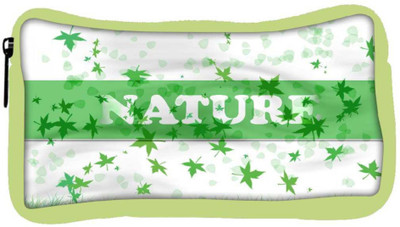 

Snoogg Eco Friendly Canvas Nature Designer Student Pen Pencil Case Coin Purse Pouch Cosmetic Makeup Bag (GREEN) Pouch(Multicolor)