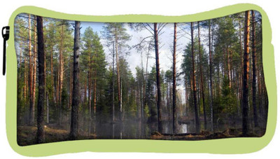 

Snoogg Eco Friendly Canvas Flood In Forest Designer Student Pen Pencil Case Coin Purse Pouch Cosmetic Makeup Bag (GREEN) Pouch(Multicolor)