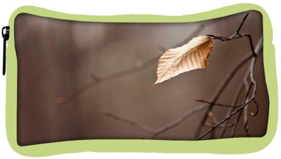 

Snoogg Eco Friendly Canvas Dying Leaf Designer Student Pen Pencil Case Coin Purse Pouch Cosmetic Makeup Bag (GREEN) Pouch(Multicolor)
