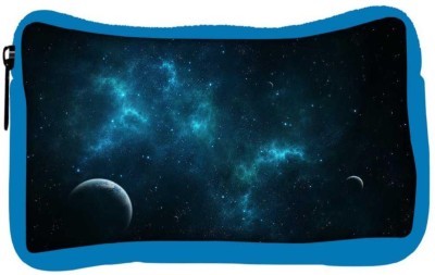 

Snoogg Eco Friendly Canvas Deep Blue Space Designer Student Pen Pencil Case Coin Purse Pouch Cosmetic Makeup Bag (BLUE) Pouch(Multicolor)