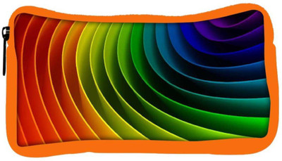 

Snoogg Eco Friendly Canvas Multiple Colors Strips Designer Student Pen Pencil Case Coin Purse Pouch Cosmetic Makeup Bag (ORANGE) Pouch(Multicolor)