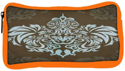 

Snoogg Eco Friendly Canvas Motif Patterns Student Pen Pencil Case Coin Purse Pouch Cosmetic Makeup Bag (ORANGE) Pouch(Multicolor)