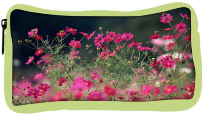 

Snoogg Eco Friendly Canvas Multiple Flowers Designer Student Pen Pencil Case Coin Purse Pouch Cosmetic Makeup Bag (GREEN) Pouch(Multicolor)