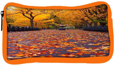 

Snoogg Eco Friendly Canvas New York Autumn Park Student Pen Pencil Case Coin Purse Pouch Cosmetic Makeup Bag (ORANGE) Pouch(Multicolor)