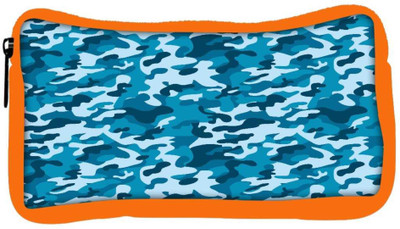 

Snoogg Eco Friendly Canvas Abstract Military Pattern Designer Student Pen Pencil Case Coin Purse Pouch Cosmetic Makeup Bag (ORANGE) Pouch(Multicolor)