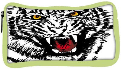 

Snoogg Eco Friendly Canvas Sketch Of White Tiger Vector Illustration Student Pen Pencil Case Coin Purse Pouch Cosmetic Makeup Bag (GREEN) Pouch(Multicolor)