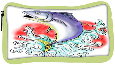 

Snoogg Eco Friendly Canvas Bluefin Tuna Jumping With Waves Student Pen Pencil Case Coin Purse Pouch Cosmetic Makeup Bag (GREEN) Pouch(Multicolor)