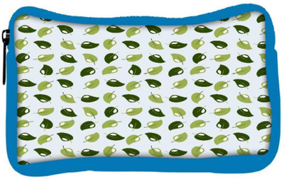 

Snoogg Eco Friendly Canvas Green Multiple Leaves Designer Student Pen Pencil Case Coin Purse Pouch Cosmetic Makeup Bag (BLUE) Pouch(Multicolor)
