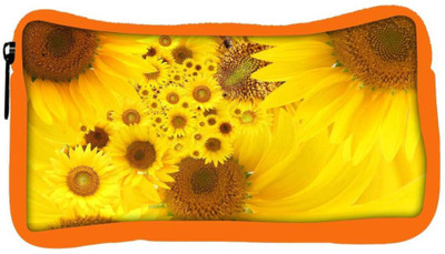 

Snoogg Eco Friendly Canvas Yellow Sunflowers Designer Student Pen Pencil Case Coin Purse Pouch Cosmetic Makeup Bag (ORANGE) Pouch(Multicolor)