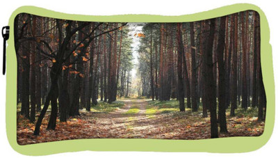 

Snoogg Eco Friendly Canvas Autumn Student Pen Pencil Case Coin Purse Pouch Cosmetic Makeup Bag (GREEN) Pouch(Multicolor)