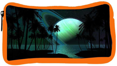 

Snoogg Eco Friendly Canvas Eclipse View Designer Student Pen Pencil Case Coin Purse Pouch Cosmetic Makeup Bag (ORANGE) Pouch(Multicolor)