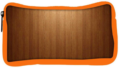 

Snoogg Eco Friendly Canvas Wood Floor Designer Student Pen Pencil Case Coin Purse Pouch Cosmetic Makeup Bag (ORANGE) Pouch(Multicolor)
