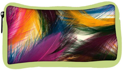 

Snoogg Eco Friendly Canvas Feather Strokes Student Pen Pencil Case Coin Purse Pouch Cosmetic Makeup Bag (GREEN) Pouch(Multicolor)