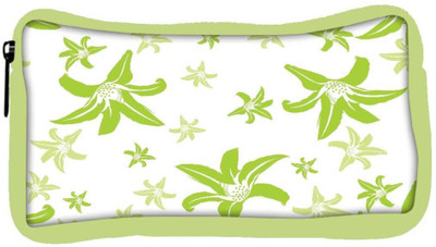 

Snoogg Eco Friendly Canvas Green Petals Designer Student Pen Pencil Case Coin Purse Pouch Cosmetic Makeup Bag (GREEN) Pouch(Multicolor)