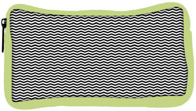 

Snoogg Eco Friendly Canvas Black And White Strips Designer Student Pen Pencil Case Coin Purse Pouch Cosmetic Makeup Bag (GREEN) Pouch(Multicolor)