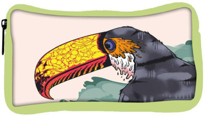

Snoogg Eco Friendly Canvas Stylized Toucan 2703 Student Pen Pencil Case Coin Purse Pouch Cosmetic Makeup Bag (GREEN) Pouch(Multicolor)