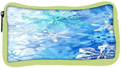 

Snoogg Eco Friendly Canvas Snowflakes Pattern 2534 Student Pen Pencil Case Coin Purse Pouch Cosmetic Makeup Bag (GREEN) Pouch(Multicolor)
