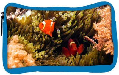 

Snoogg Eco Friendly Canvas Red And Orange Fish Designer Student Pen Pencil Case Coin Purse Pouch Cosmetic Makeup Bag (BLUE) Pouch(Multicolor)