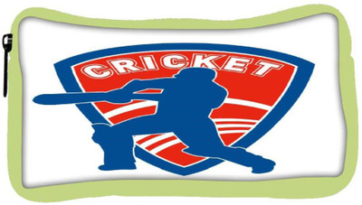 

Snoogg Eco Friendly Canvas Cricket Logo Student Pen Pencil Case Coin Purse Pouch Cosmetic Makeup Bag (GREEN) Pouch(Multicolor)