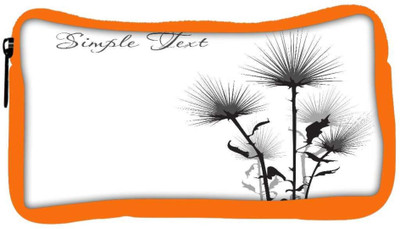 

Snoogg Eco Friendly Canvas Simple Text White Designer Student Pen Pencil Case Coin Purse Pouch Cosmetic Makeup Bag (ORANGE) Pouch(Multicolor)