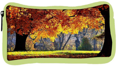 

Snoogg Eco Friendly Canvas Brown Leaves In Trees Designer Student Pen Pencil Case Coin Purse Pouch Cosmetic Makeup Bag (GREEN) Pouch(Multicolor)