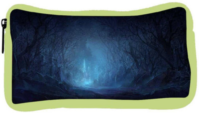 

Snoogg Eco Friendly Canvas Fantasy Wood Castle Designer Student Pen Pencil Case Coin Purse Pouch Cosmetic Makeup Bag (GREEN) Pouch(Multicolor)