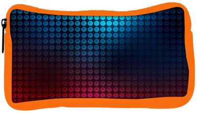 

Snoogg Eco Friendly Canvas Blue And Red Pattern Design Designer Student Pen Pencil Case Coin Purse Pouch Cosmetic Makeup Bag (ORANGE) Pouch(Multicolor)