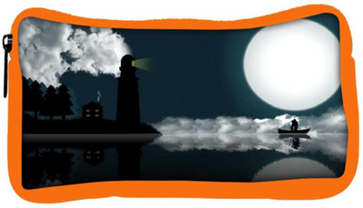 

Snoogg Eco Friendly Canvas Light House Designer Student Pen Pencil Case Coin Purse Pouch Cosmetic Makeup Bag (ORANGE) Pouch(Multicolor)