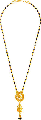 PC Chandra Jewellers GOLDLITES 22kt Yellow Gold Mangalsutra Tanmaniya